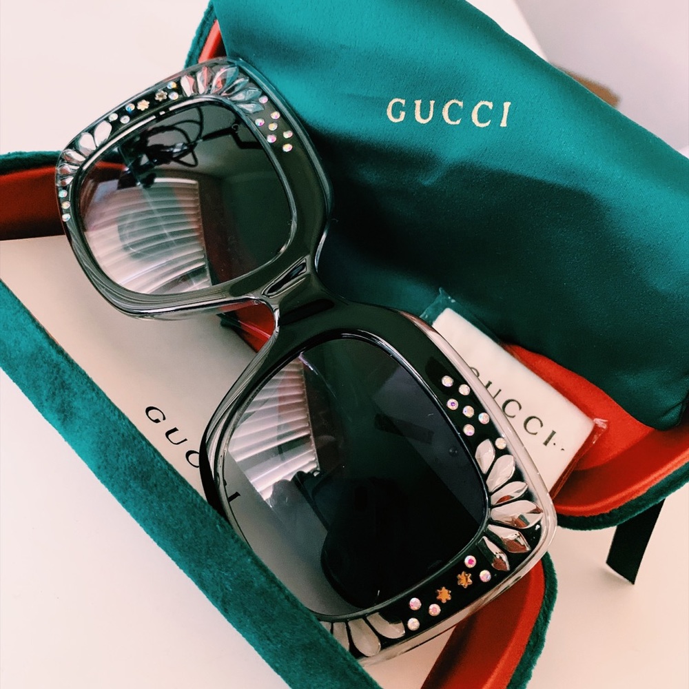 AUTHENTIC GUCCI RHINESTONE GLASSES